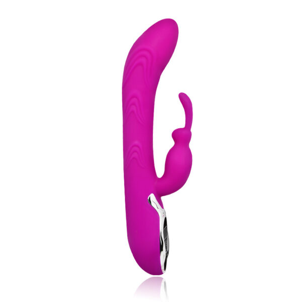 Vibrador com Controle de Temperatura Digital e 12 modos de Vibração - VIBRATOR FEMALE RABBIT - Sex shop