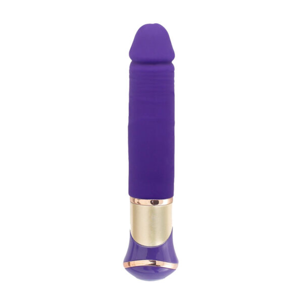 Vibrador Rotativo Formato Pênis Recarregável com 10 Modos de Vibração e rotação - ECSTASY GREEDY DONG APHRODISIA - Sexy shop