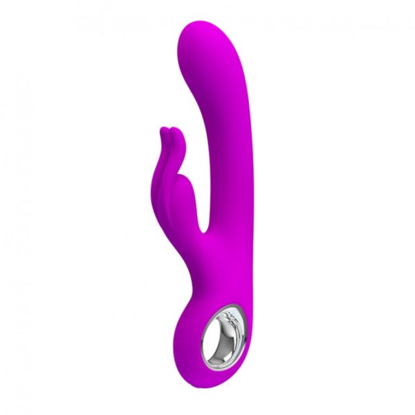 Vibrador com Estimulador Clitoriano e 7 Modos de Vibração - PRETTY LOVE HOT RABBIT - Sexy shop