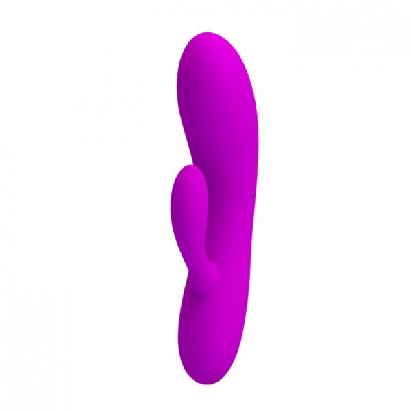 Vibrador com Estimulador Clitoriano Ponto G e 30 Modos de Vibração - PRETTY LOVE ALVIN - Sexshop