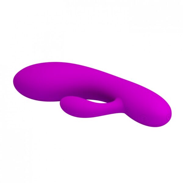 Vibrador com Estimulador Clitoriano Ponto G e 30 Modos de Vibração - PRETTY LOVE ALVIN - Sexshop