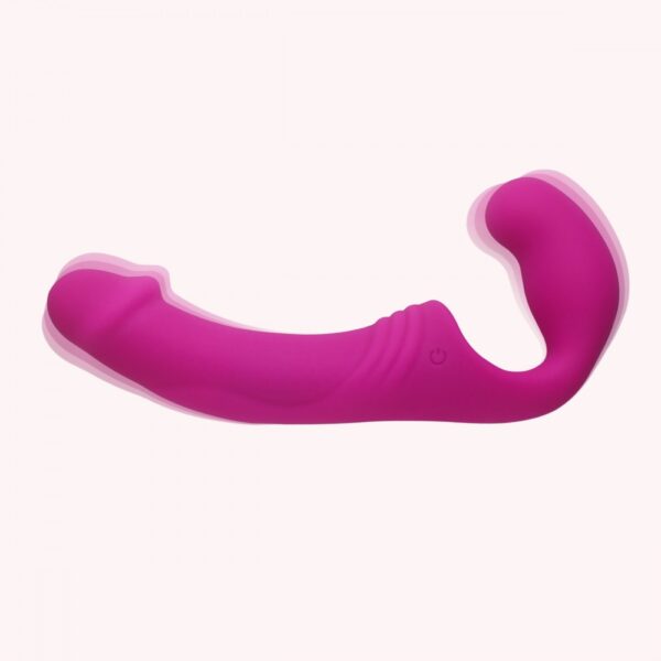 Penetrador Strapless Recarregável com Plug Vaginal e Controle Wireless - APHRODISIA DOUBLE RIDER - Sexshop