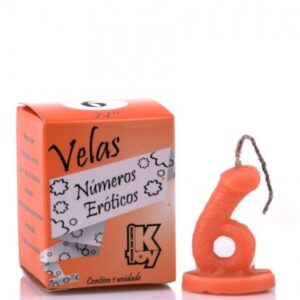 Vela erótica número 6 - Sexshop-0