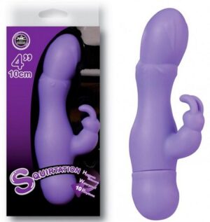 Vibrador 10 velocidades com estimulador coelho - SQUIRTATION - NANMA - Sexyshop