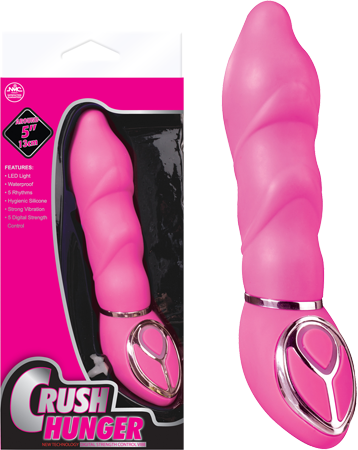 Vibrador 5 velocidades e 5 vibrações - CRUSH HUNGER - NANMA - Sexyshop