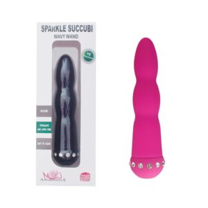 Vibrador com Ondulações e 10 Modos de vibração - APHRODISIA WAVY WAND - Sex shop