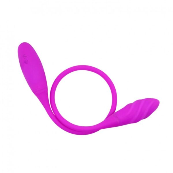 Vibrador Duplo Flexível com 7 Modos de Vibração - PRETTY LOVE - SNAKY VIBE - Sexshop