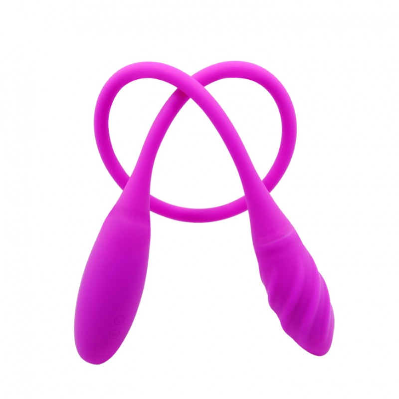 Vibrador Duplo Flexível com 7 Modos de Vibração - PRETTY LOVE - SNAKY VIBE - Sexshop