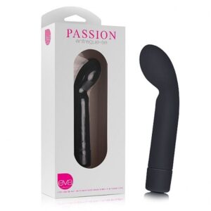 Vibrador PASSION - Silicone - Preto - Eva Collection - Sexshop