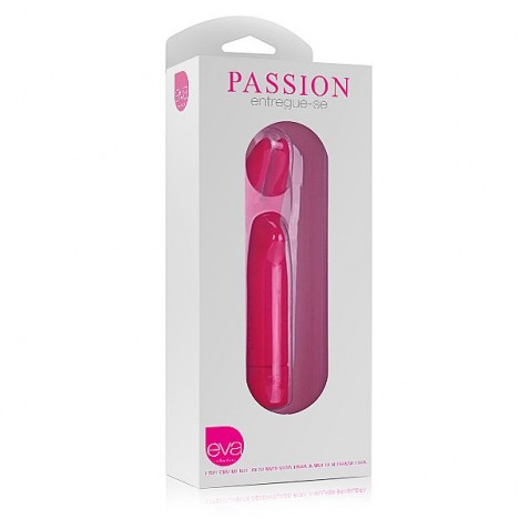 VIBRADOR PASSION - SILICONE - ROSA - EVA COLLECTION - SEXSHOP