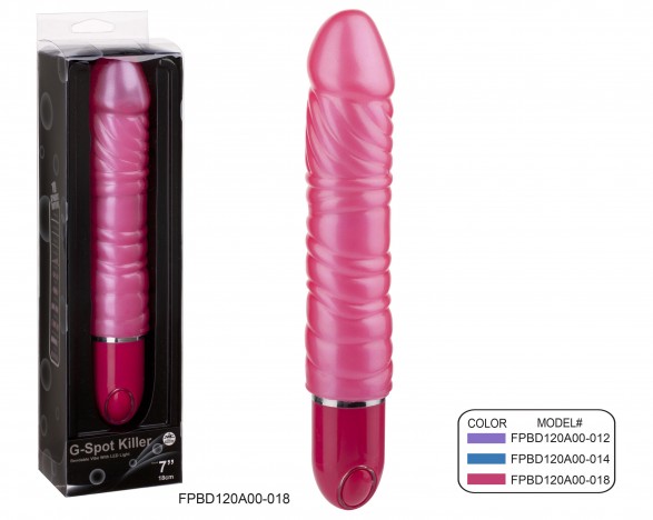 Vibrador perolado com veias massageadoras - G-SPOT KILLER - NANMA - Sexshop-0