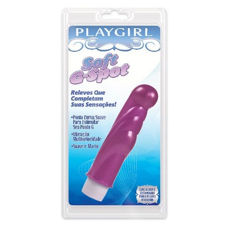 Vibrador ponto G - Soft G-Spot com relevos rosa - Sex shop