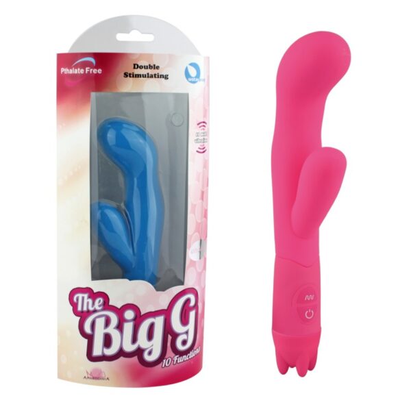 Vibrador Ponto G com Estimulador Clitoriano - BIG G - Sexshop-0