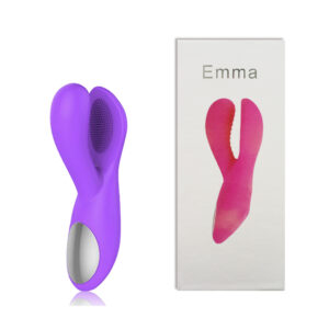 Vibrador Ponto G Com Estimulador Clitoriano Emma - DIBE - Sexshop