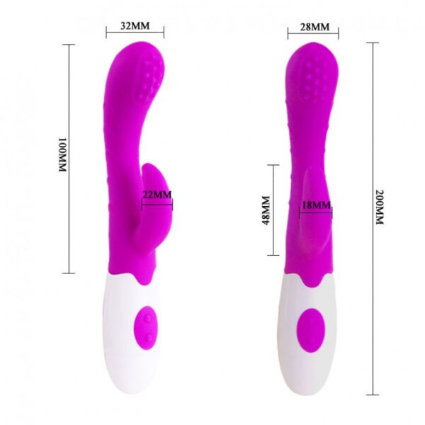 Vibrador ponto G com função pulsante 7 vibrações - PRETTY LOVE - ARTHUR - Sexshop