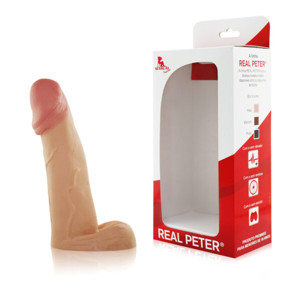 Pênis Real Peter Garanhão - 4,5x17cm - Sex Shop