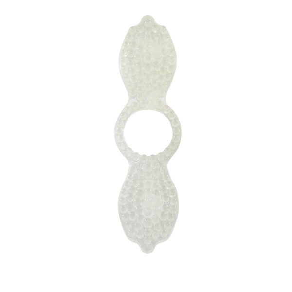 Anel para prolongar ereção com estimulador Duplo - Sex Shop - Image 3