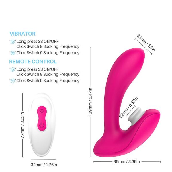 Massageador de Ponto G com Controle - Tricker-Rct - S-Hande - Image 7
