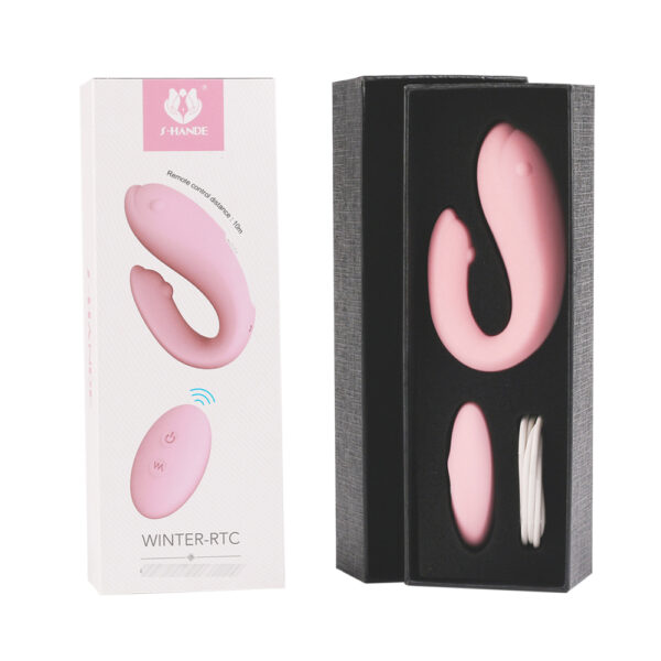 Vibrador de Casal Golfinho Recarregável Controle Wireless - Winter-RTC
