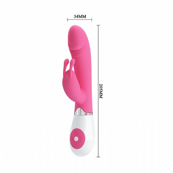 Vibrador Pretty Love Gene com estimulador de clítoris 30 Vibrações - Image 2