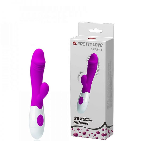 Vibrador com Estimulador Clitoriano e 30 Modos de Vibração - PRETTY LOVE SNAPPY - Image 3