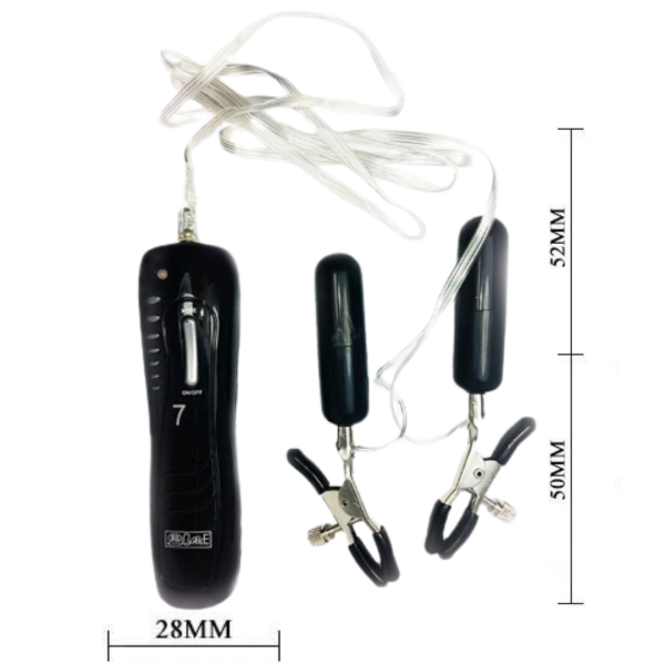 Vibrador e adorno para seios nipple 7 velocidades - Sexshop - Image 2