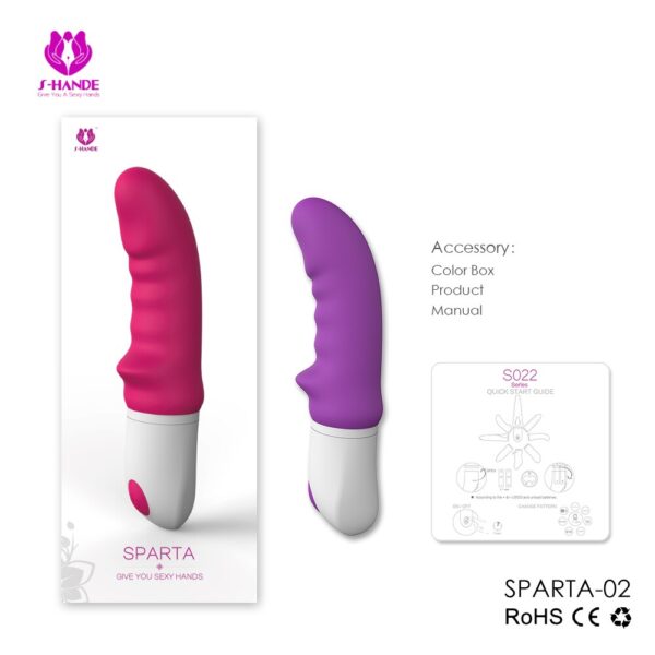 Vibrador Sparta Silicone com 9 Modos de Vibração - S-Hande - Sex shop - Image 10