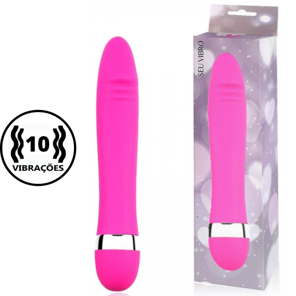 Vibrador Personal 18,3 cm com 10 Modos de Vibração, Formato de Glande na Ponta - MEU VIBRO YOU VIBE