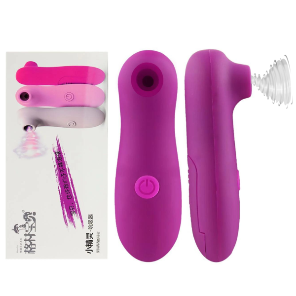 Vibrador e Sugador de Clitóris com 10 Níveis de Sucção