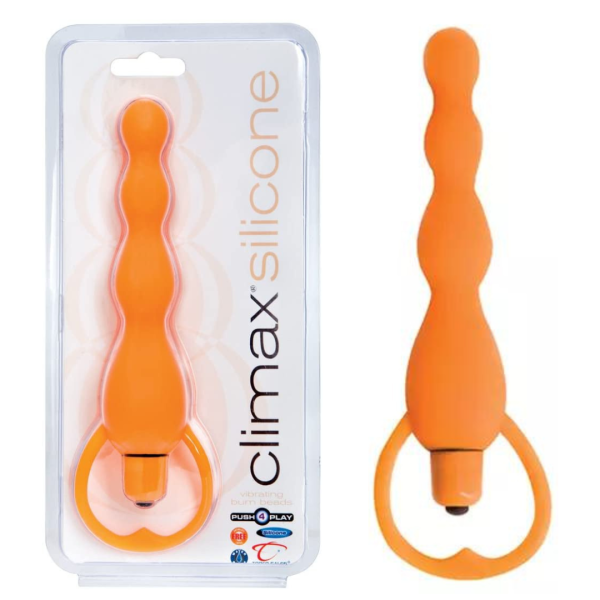 Penetrador escalonado - CLIMAX SILICONE VIBRATING BUM BEADS - TOPCO SALES - Sexshop