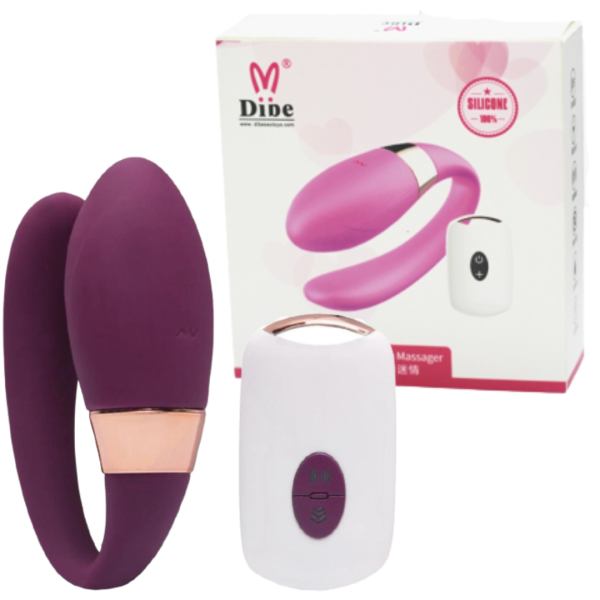 Vibrador de Casal Sex Massager Recarregável - Crypl Casal