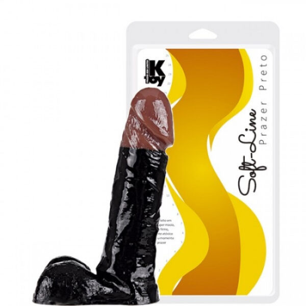 Pênis duas cores Realístico e macio 17,5X3,8CM - Sexshop - Image 2
