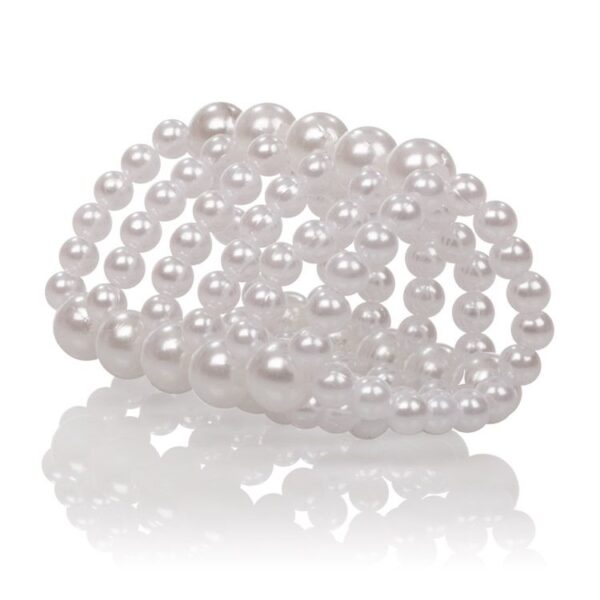 Anel Peniano, Com Pérolas - Pearl Stroker Beads Large - Sex shop