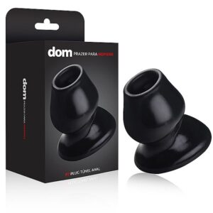 Plug Anal com Túnel dilatador - DOM P7 - Sex shop