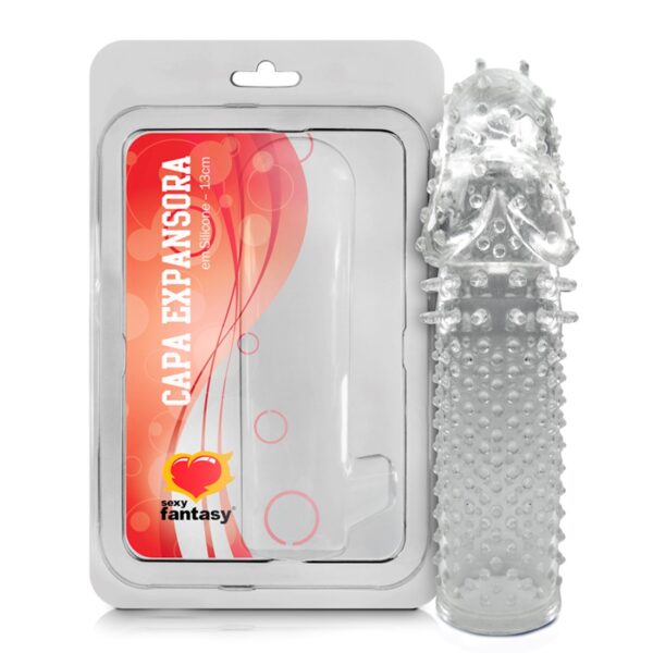 Capa Peniana Sensor 13cm em Silicone Sexy Fantasy - Sex shop