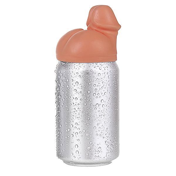 Tapa lata em formato de pênis - Sexshop