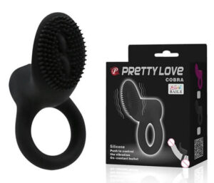 Pretty Love Cobra Anel Peniano Em Soft Touch Com Vibração