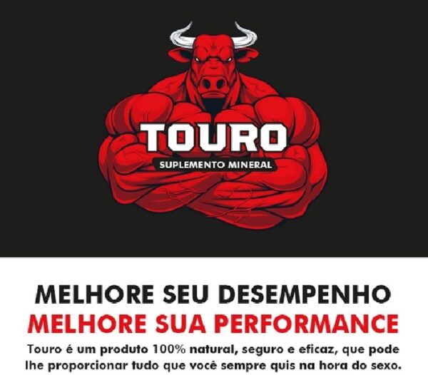Touro - Suplemento Energético para Homens com 60 capsulas