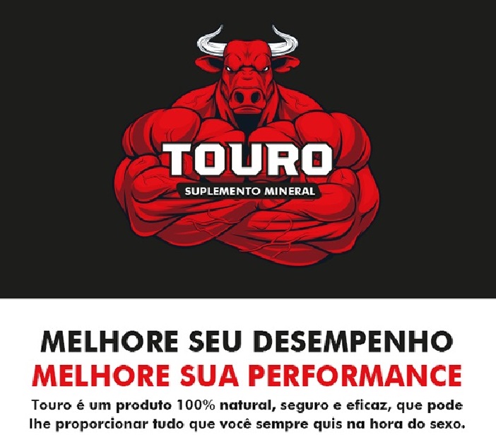 Kit 03 Touros - Suplemento Energético para Homens com 60 capsulas