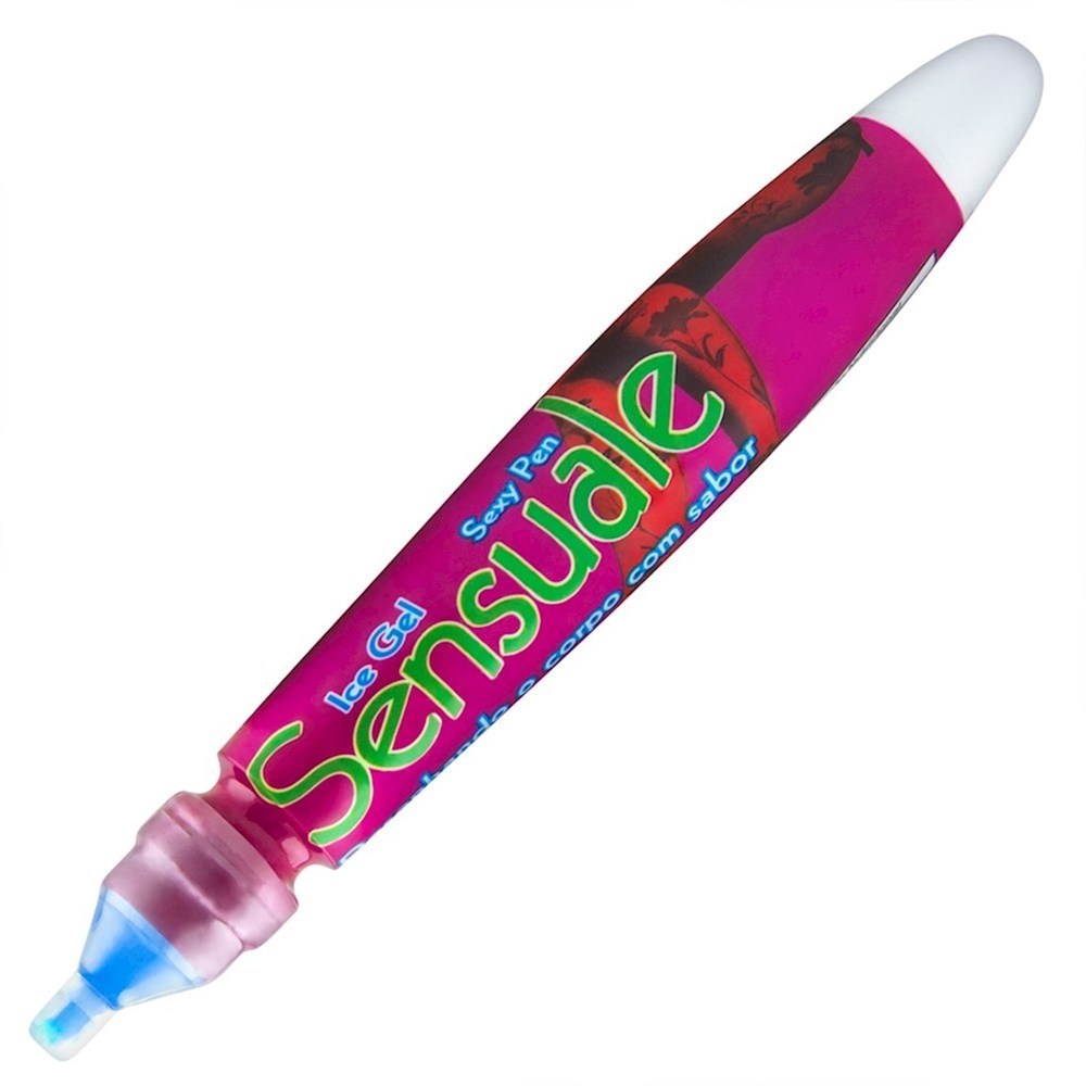 Caneta Comestível Ice Sexy Pen 20g Sensuale - Sex shop