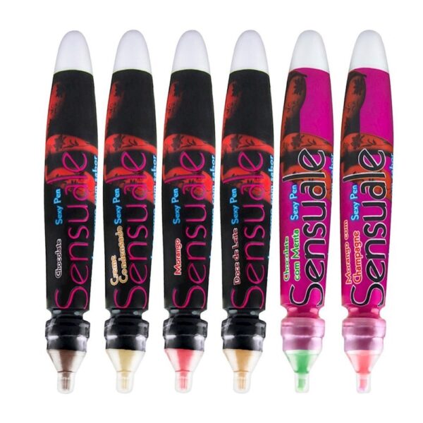 Caneta Comestível Chocomenta Sexy Pen 20g Sensuale - Sex shop