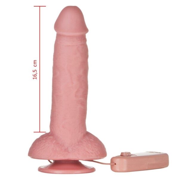 Pênis com Ventosa e Vibrador externo 16,5x4,2cm Hot Flowers - Sex shop