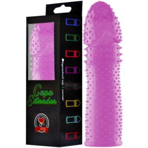 Capa Peniana Silicone Colors Rosa 15CM SOULSEX - Sex shop