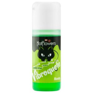 Vibroquete Menta Gel Vibrante 12gr Hot Flowers - Sexshop