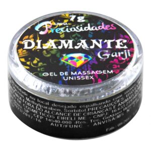 Gel Vasodilatador Intimo Diamante 7g Garji - Sex shop