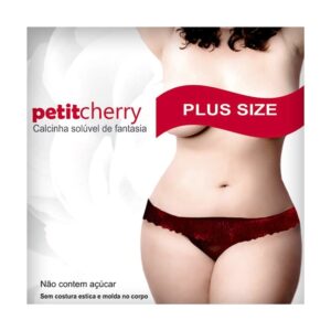 Calcinha Solúvel Chocolate Plus Size PetitCherry - Sex shop