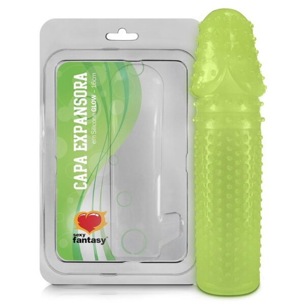 Capa Peniana Sensor Brilha no Escuro Sexy Fantasy - Sex shop