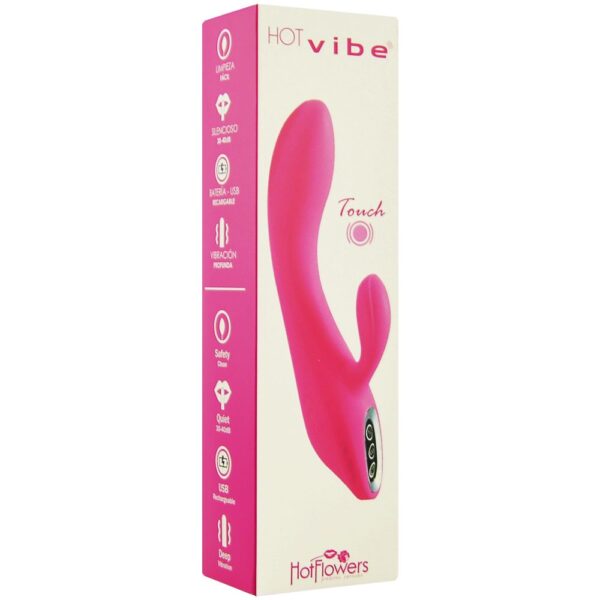 Vibrador Hot Vibe Touch 07 Vibrações Hot Flowers - Sex shop