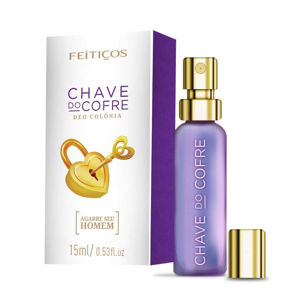 Perfume Chave do Cofre Deo Colônia Spray 15ml Feitiços - Sex shop