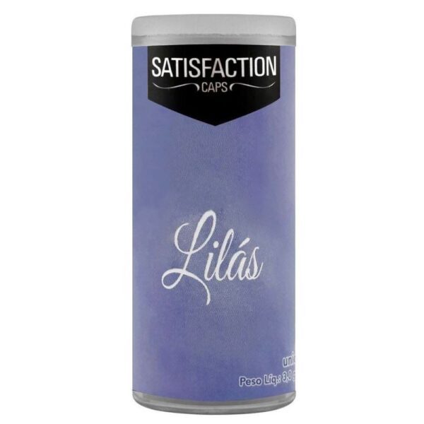 Bolinha Vaginal Excitante Satisfaction Lilás 2 Capsulas Perfumadas